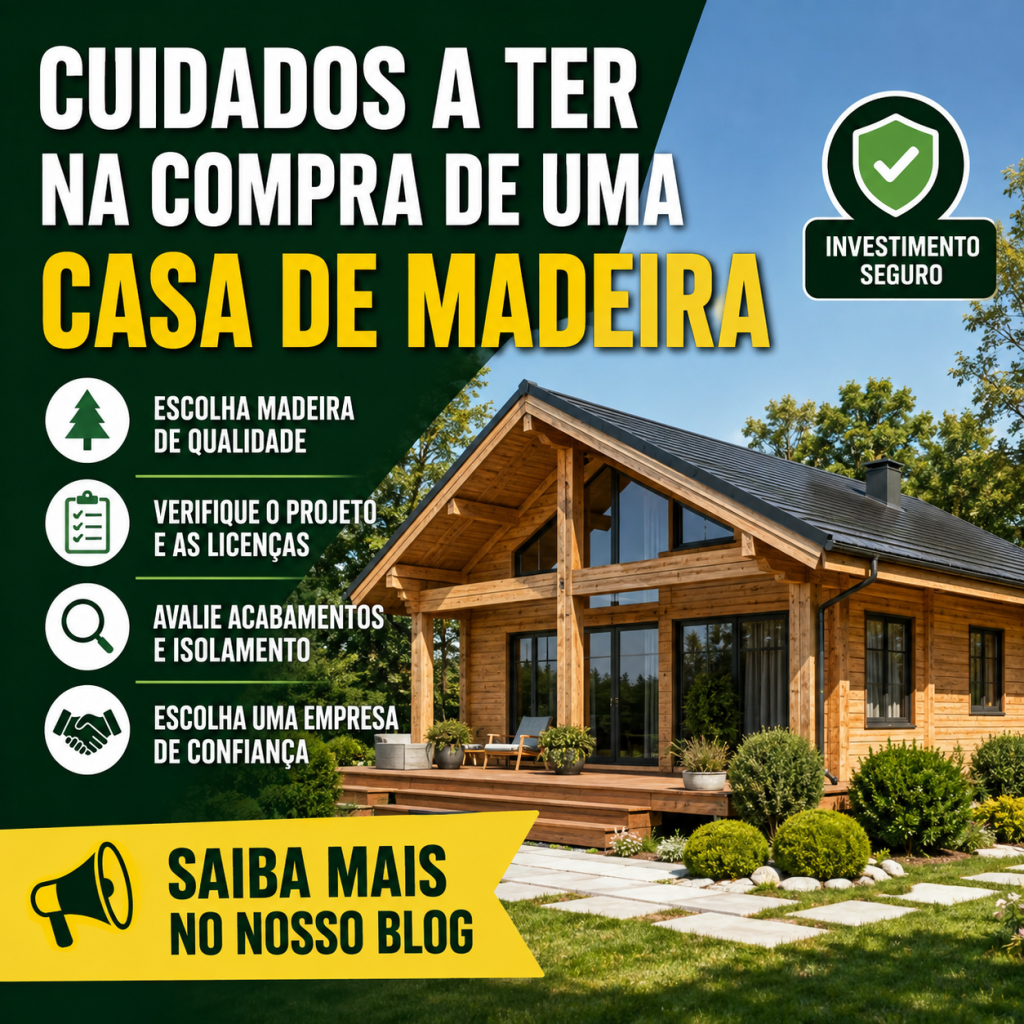 Cuidados a ter na compra de uma casa de madeira