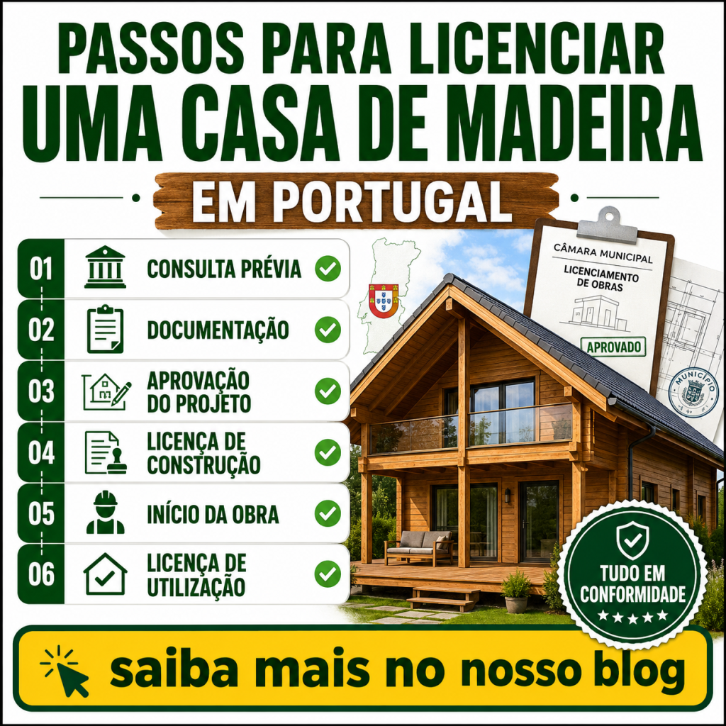 Quais os passos a dar para licenciar uma casa de madeira