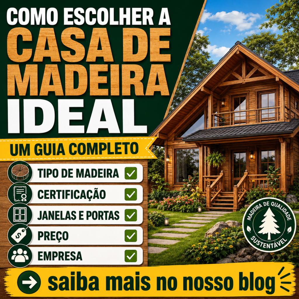 Como escolher a casa de madeira ideal: um guia completo
