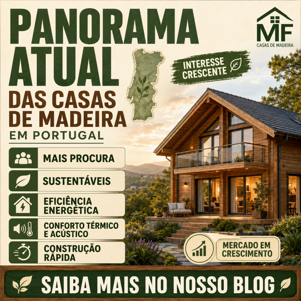 Panorama Atual das Casas de Madeira em Portugal