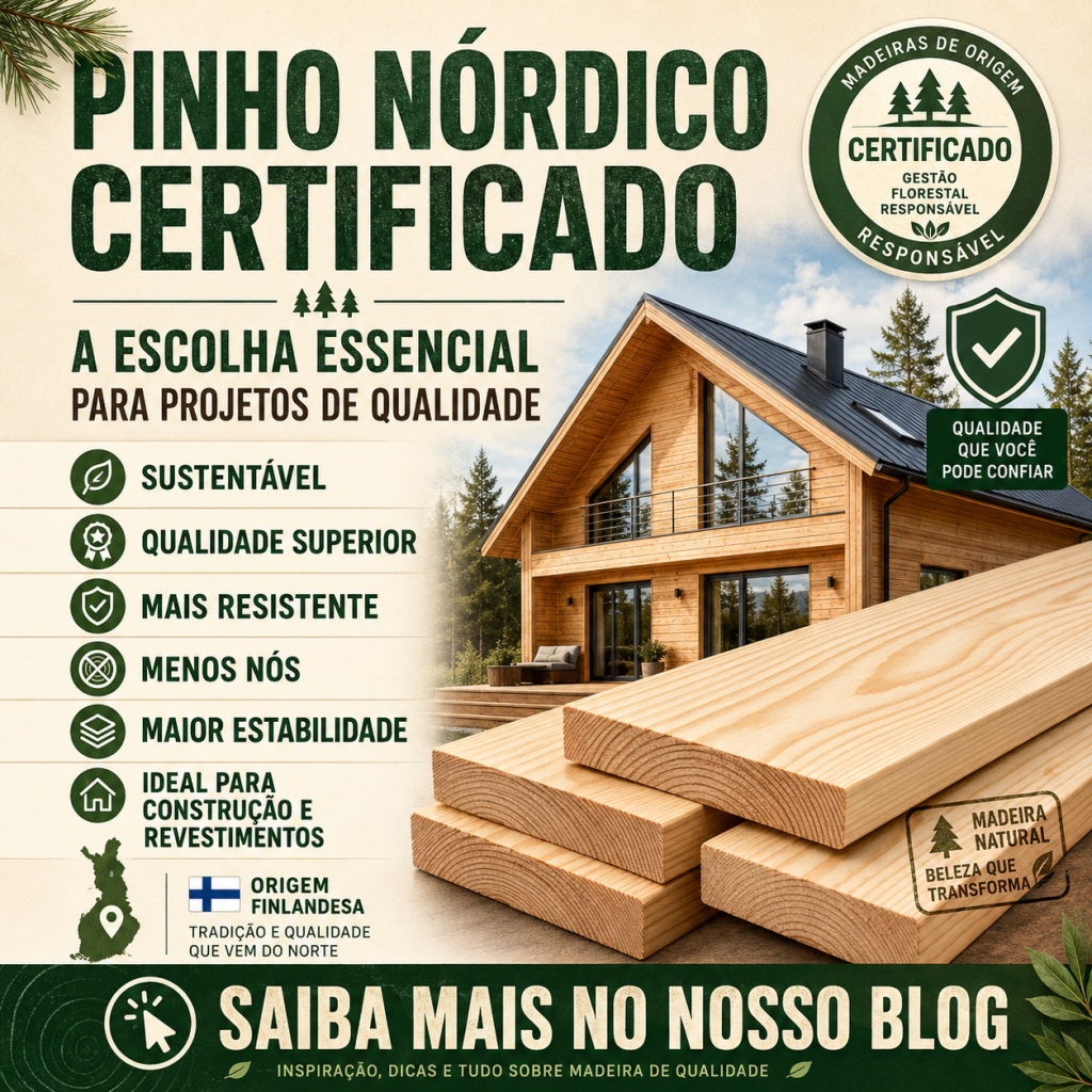 Pinho Nórdico Certificado: A Escolha Essencial para Projetos de Qualidade