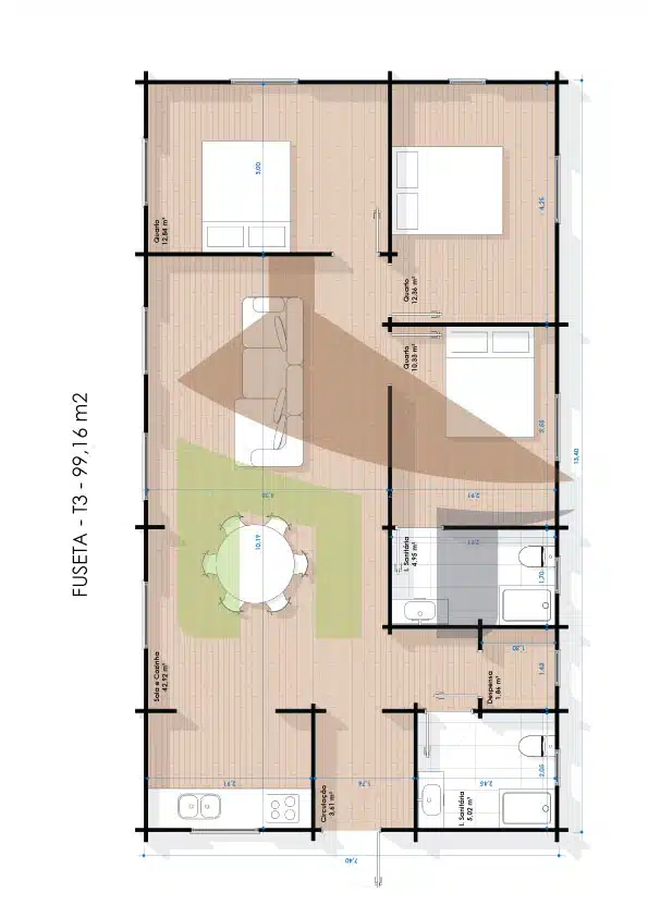 fuseta_p Fuseta p — Casa de Madeira Pré fabricada Fuseta