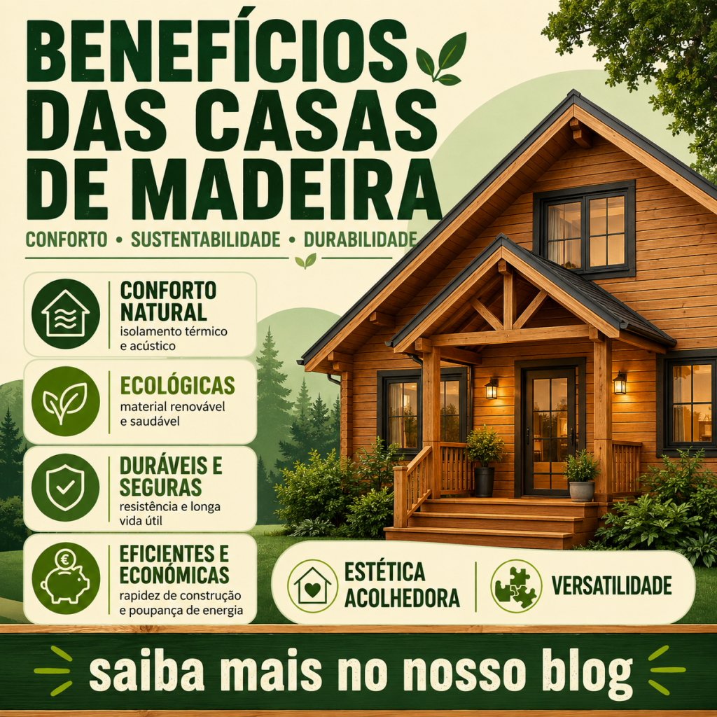 Benefícios de Casas de Madeira: Um Resumo