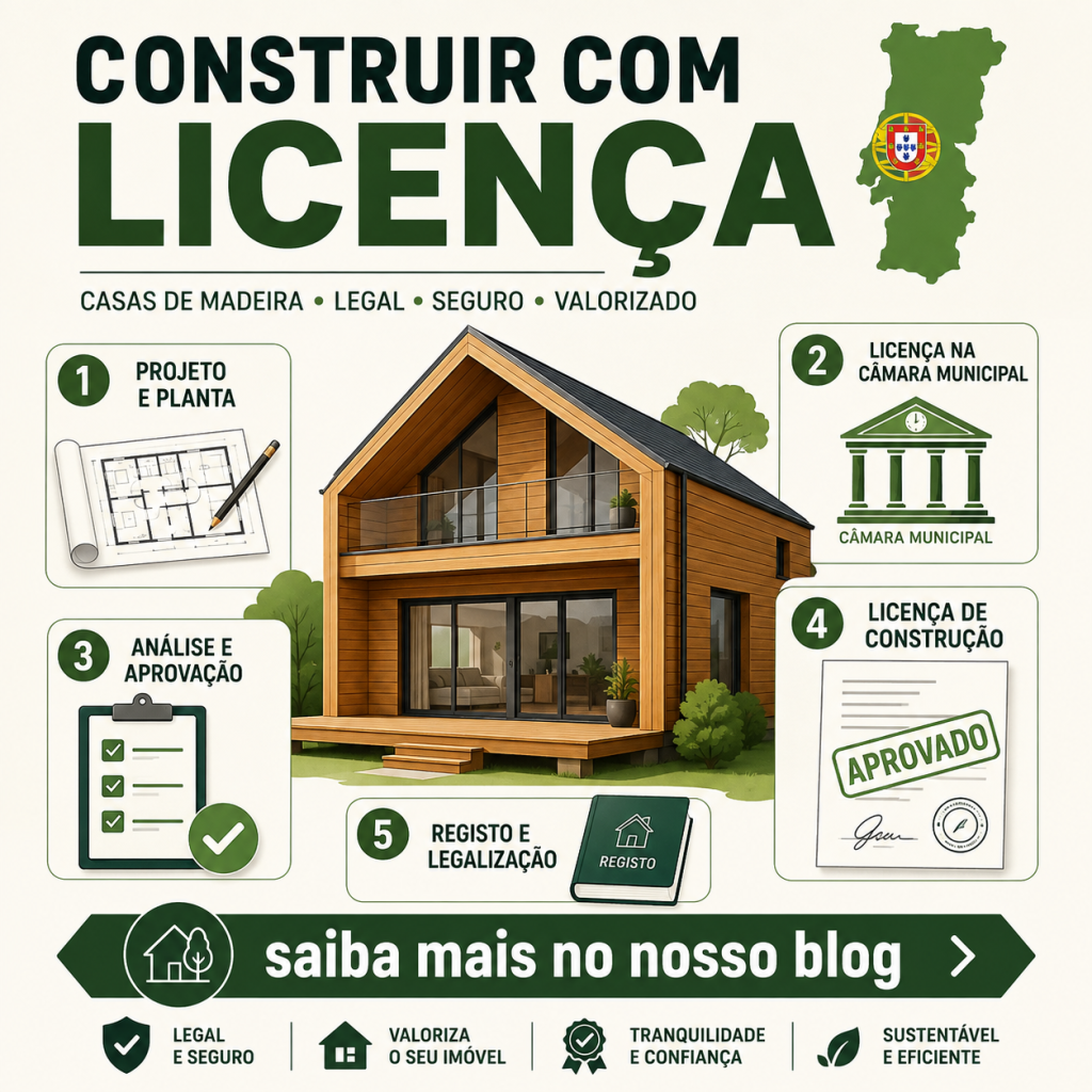 Passos necessários para legalmente construir uma casa de madeira