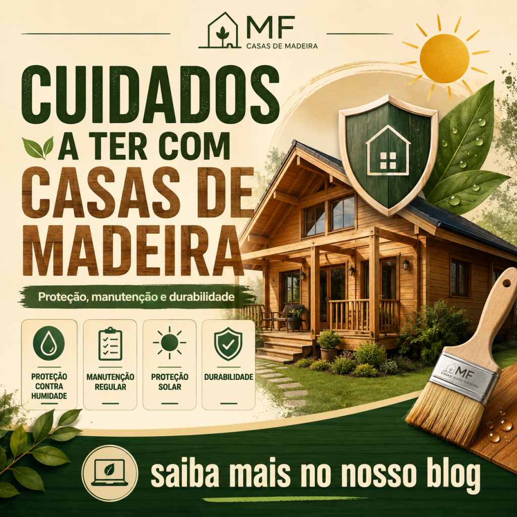 Cuidados a ter com casas de madeira