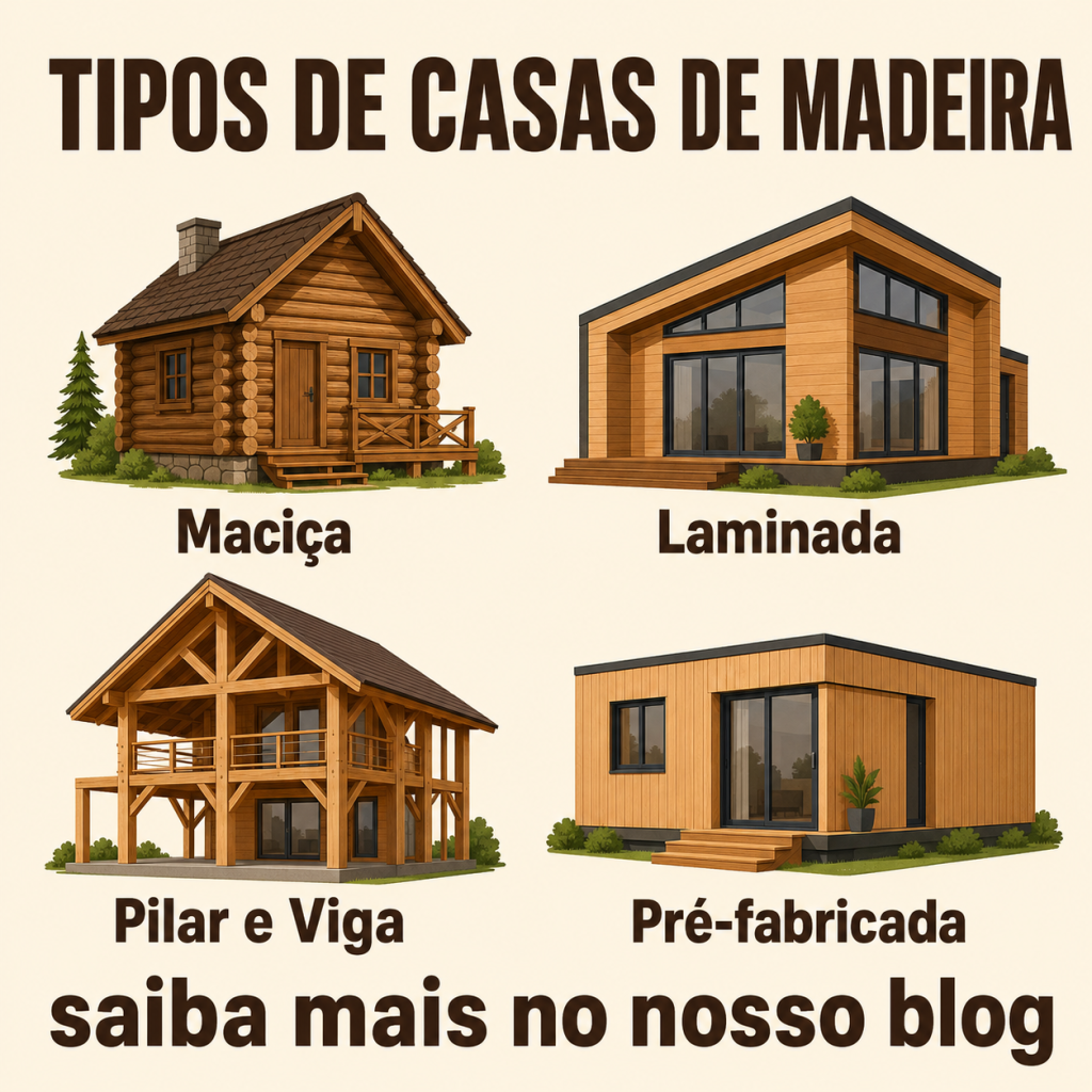 Tipos de Casas de Madeira