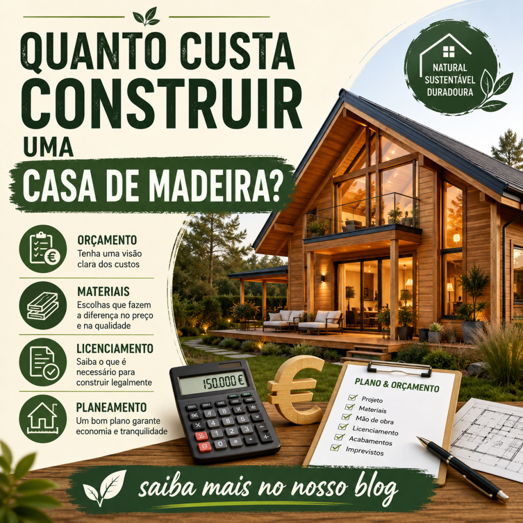 Quanto custa construir uma casa de madeira?