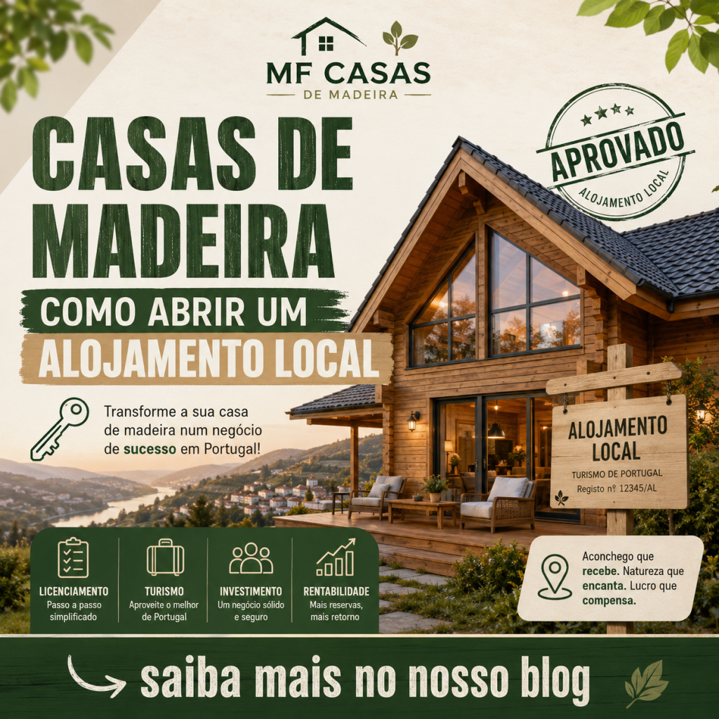 Casas de Madeira – Como abrir um alojamento Local