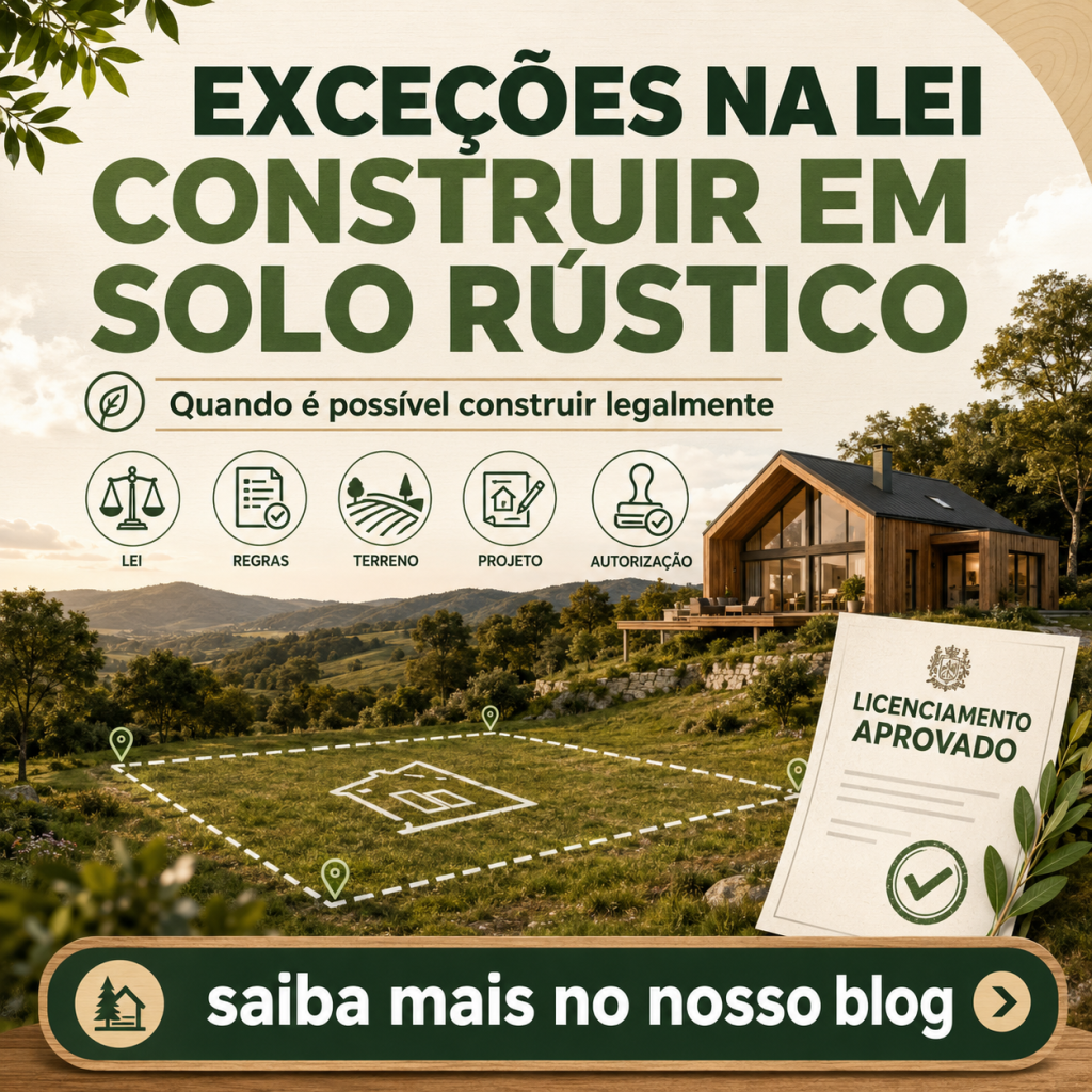 Quais as excepções na lei que permitem construir em solo rústico