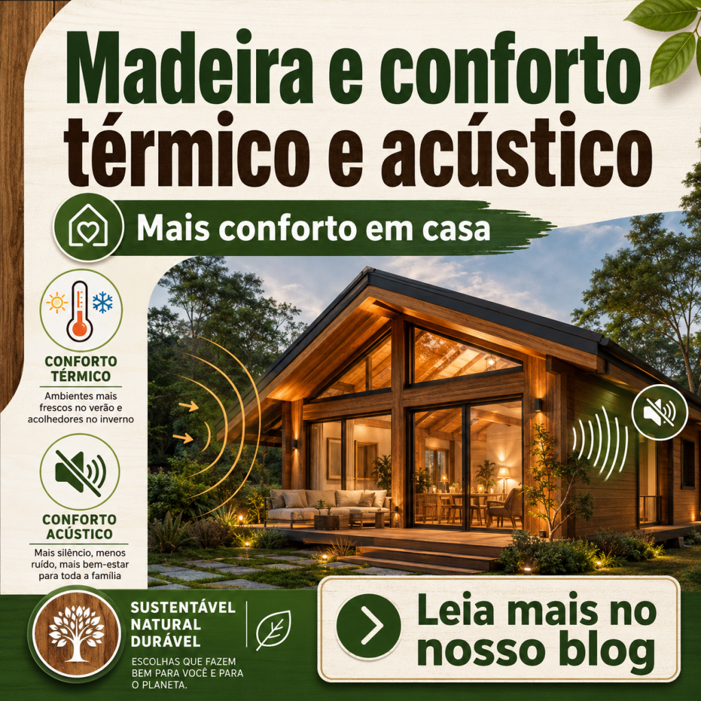 A Madeira e o conforto térmico e acústico