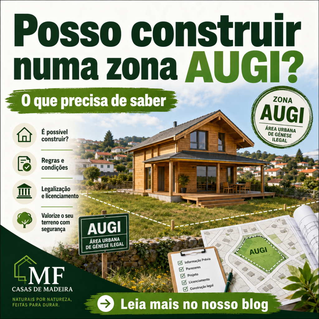 Posso construir numa zona em AUGI?