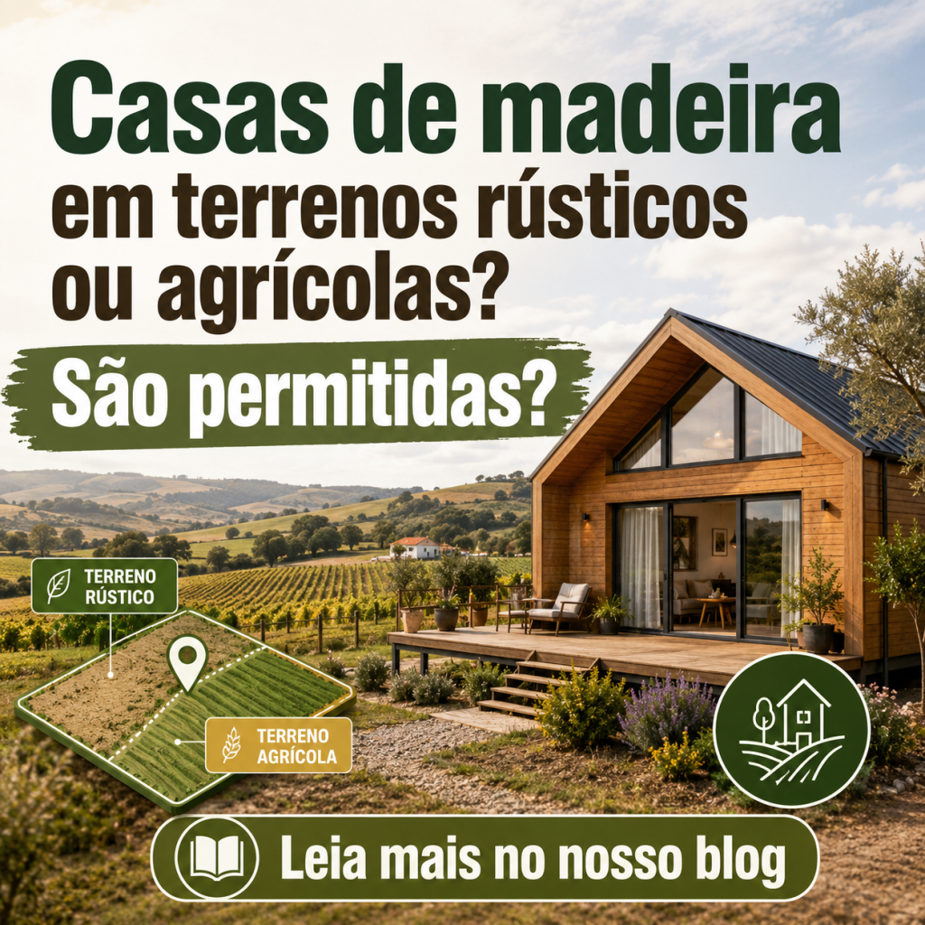 Casas de madeira são permitidas em terrenos rústicos ou agrícolas?