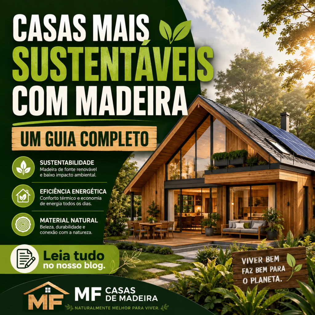 Casas Mais Sustentáveis com Madeira: Um Guia Completo