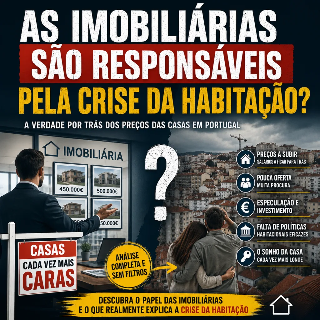 Será que as Imobiliárias São Responsáveis pela Crise da Habitação?