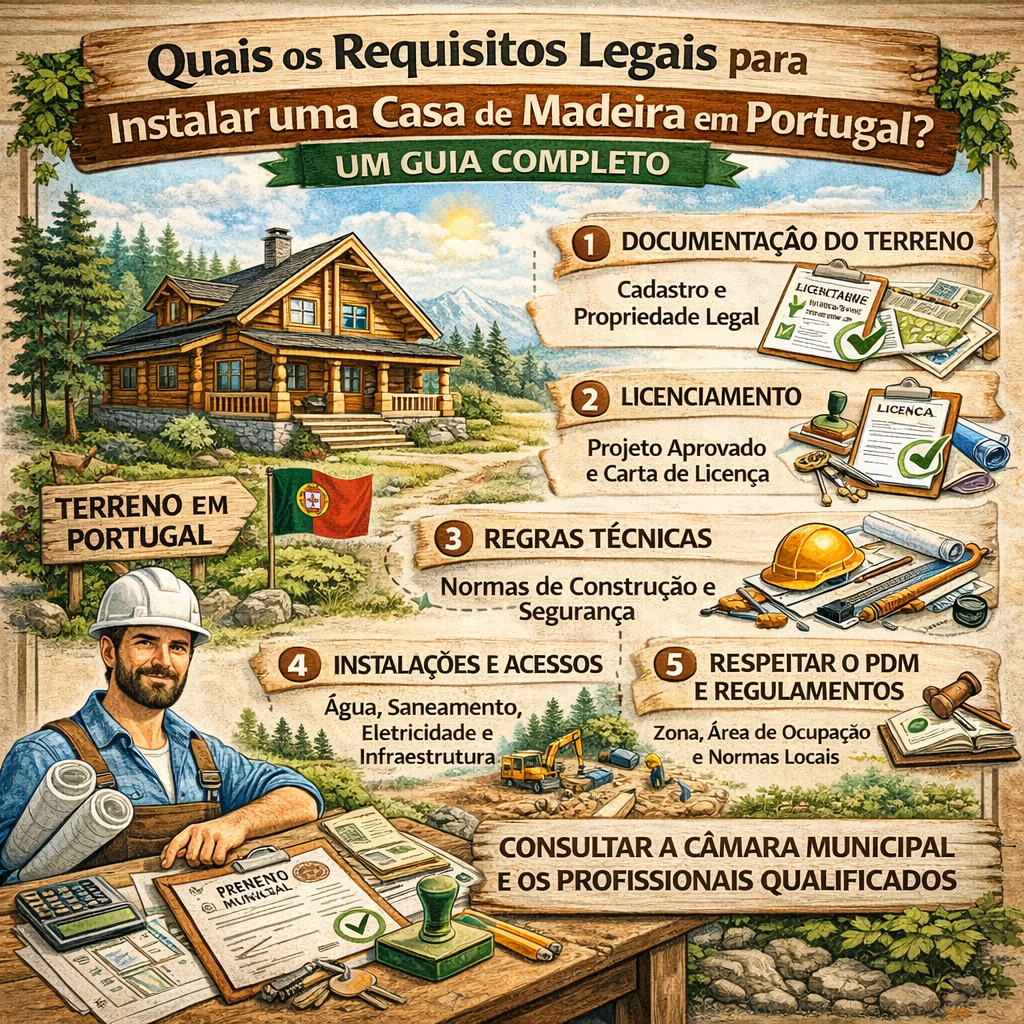 Quais os Requisitos Legais para Instalar uma Casa de Madeira em Portugal? Um Guia Completo
