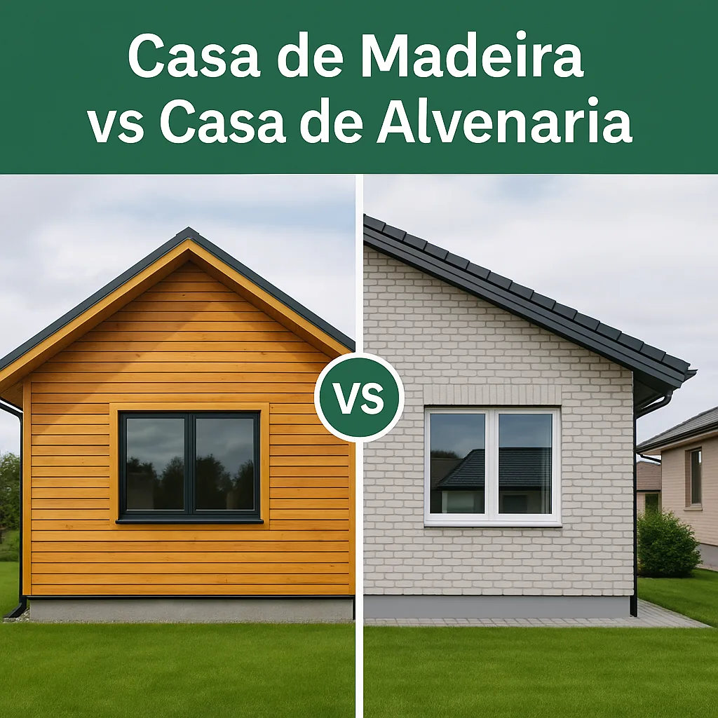 Casa de Madeira vs Casa de Alvenaria