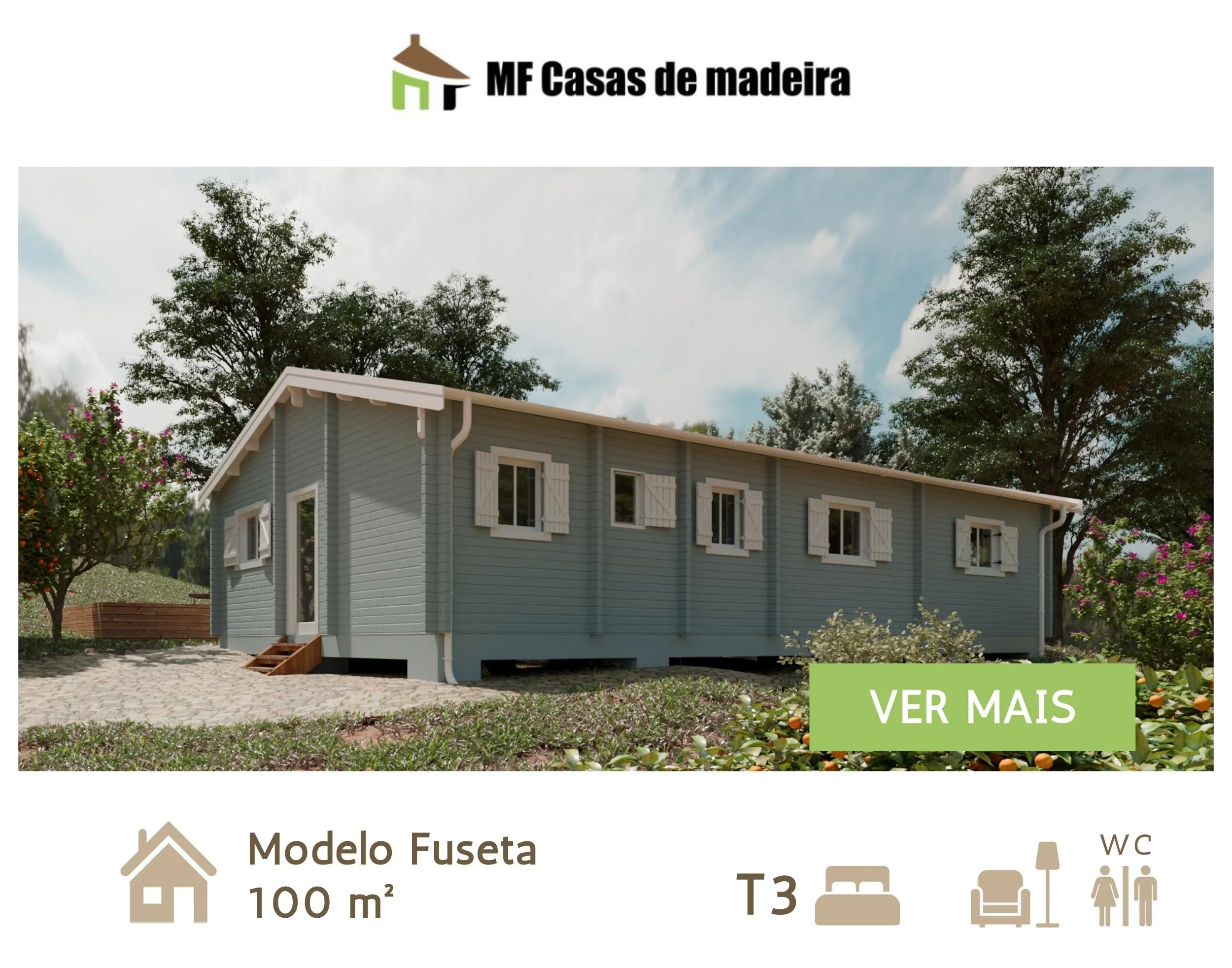 Casa-de-madeira-fuseta Casa de madeira fuseta