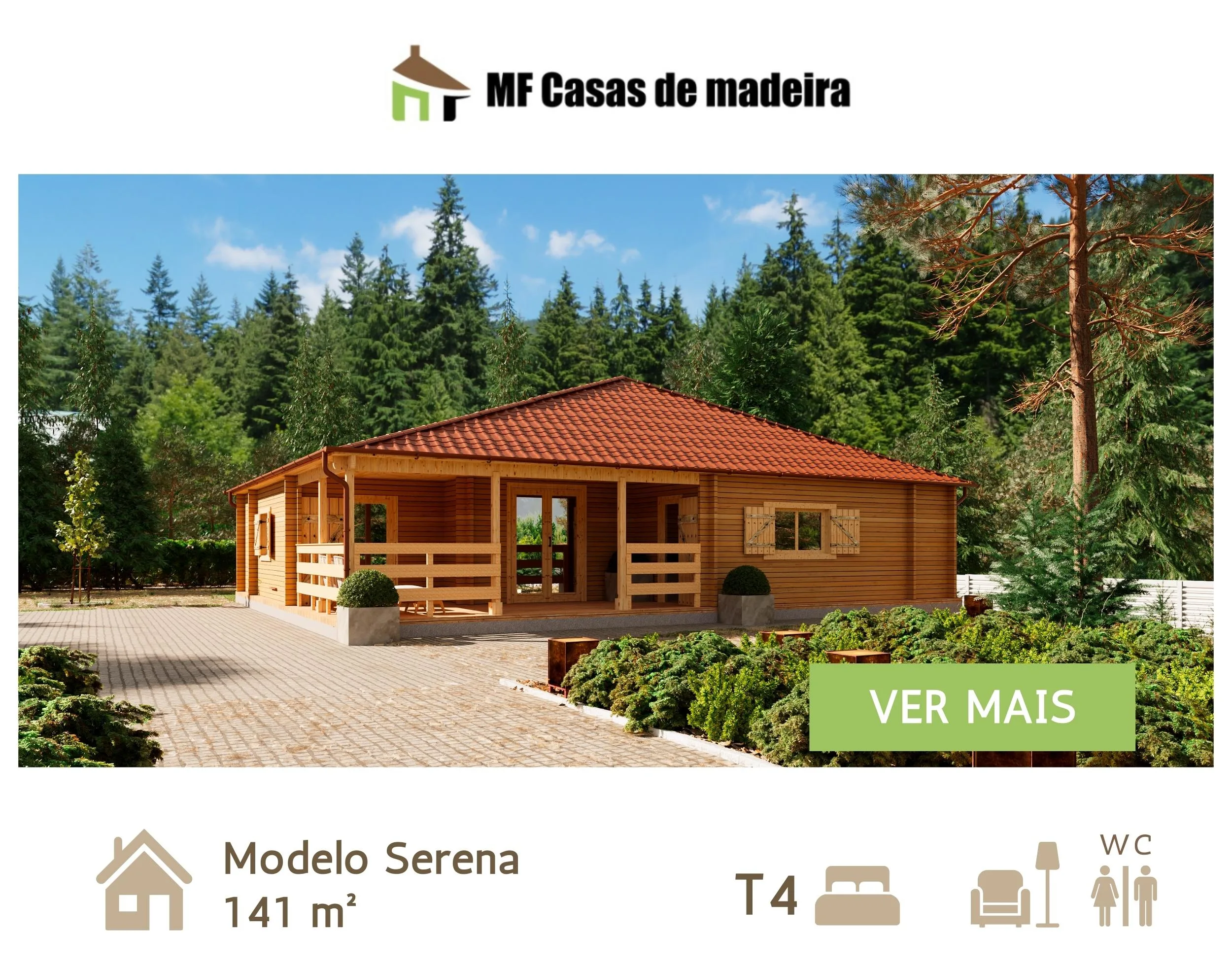 Casa-de-madeira-serena Casa de madeira serena