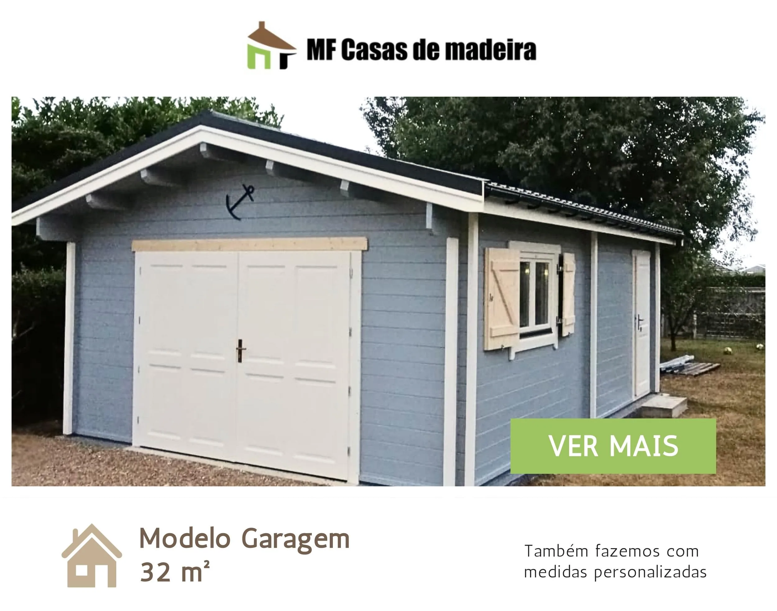garagem Garagem — Todas as Casas de Madeira