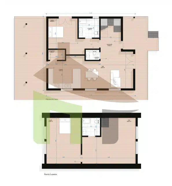 super-estrela-casa-de-madeira-t2-planta Super estrela casa de madeira T2 planta