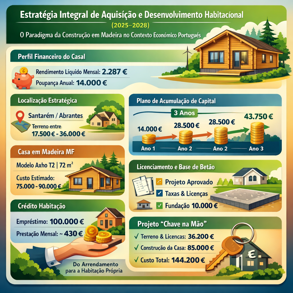 Plano estratégico para comprar uma casa com crédito habitação