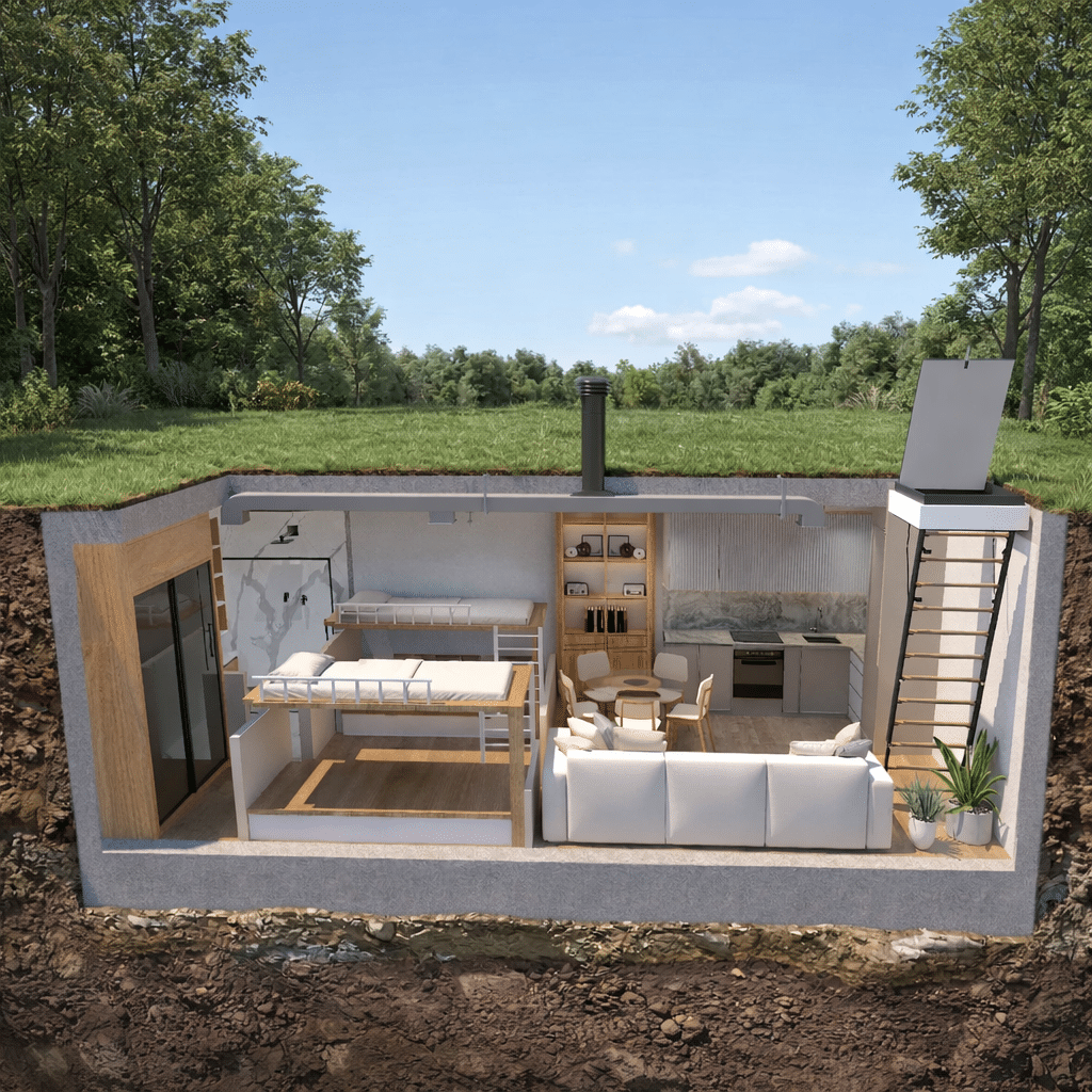 Bunkers, Salas Secretas e Seguras