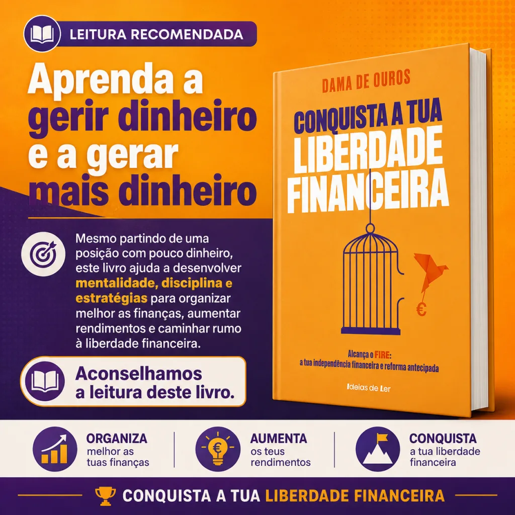 Dama de Ouros: literacia financeira, FIRE e o livro Conquista a Tua Liberdade Financeira