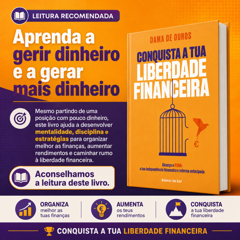 Dama de Ouros: literacia financeira, FIRE e o livro Conquista a Tua Liberdade Financeira