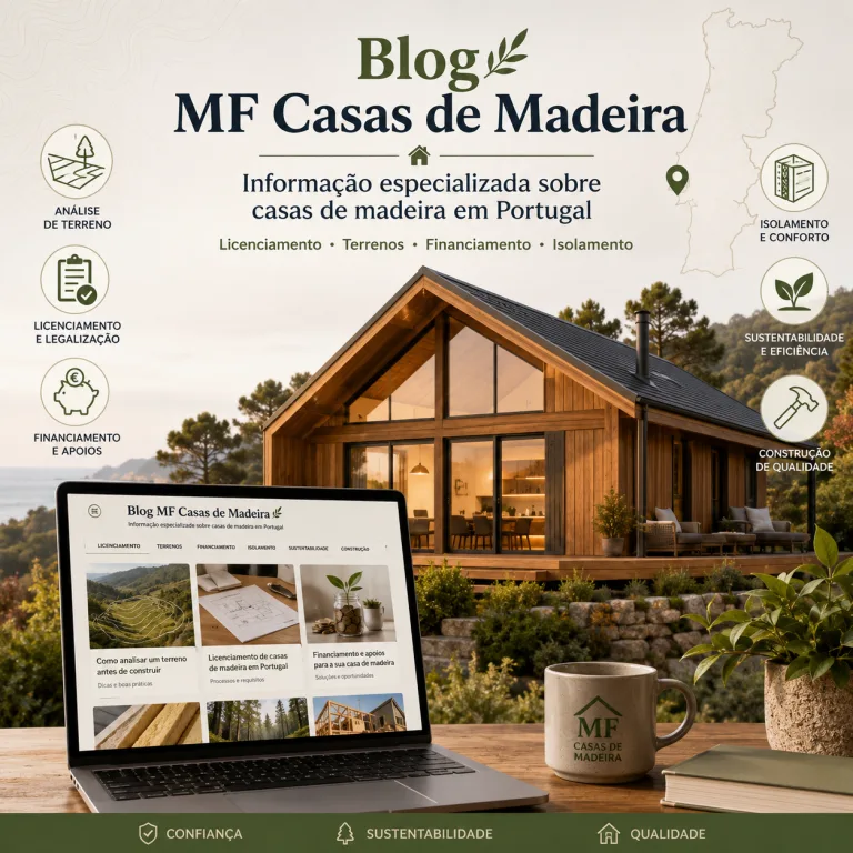 Blog MF Casas de Madeira: Informação Especializada sobre Casas de Madeira em Portugal